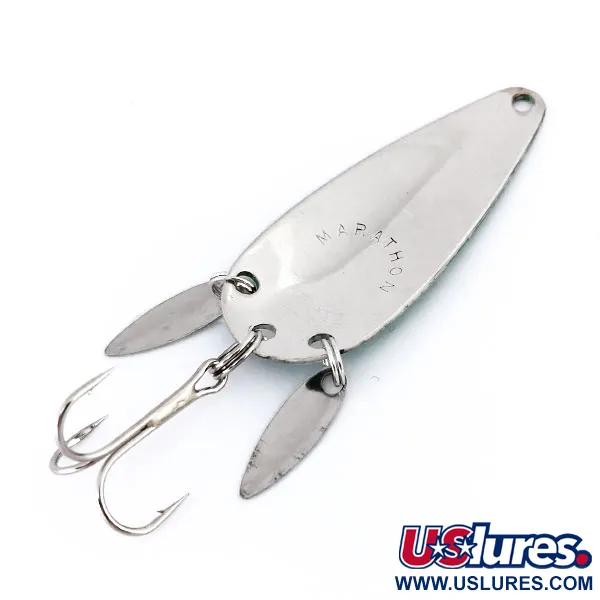 Marathon (with sonic blades) Ondulante, Nichel / Verde, 12g, #10006