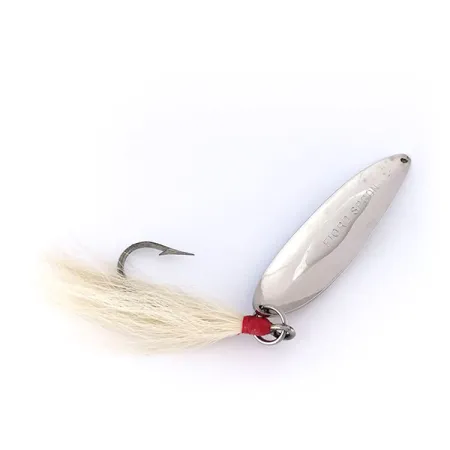 Acme Fiord Spoon Ondulante, Nickel / Blu, 21g, Bucktail, #10007