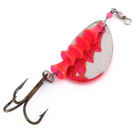 Luhr Jensen TEE Spoon 5 UV Ondulante, Nichel / Arancio, 12g, UV, #10011