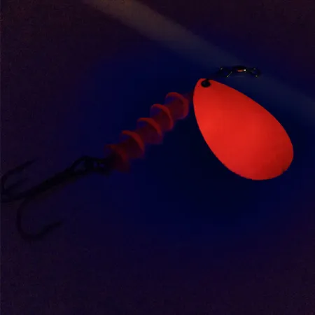 Luhr Jensen TEE Spoon 5 UV Ondulante, Nichel / Arancio, 12g, UV, #10011