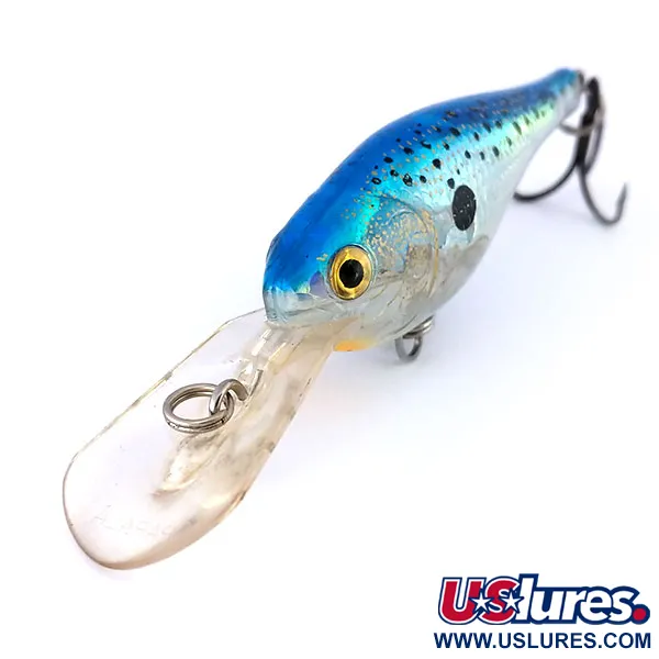 Rapala Glass Shad Rap Artificiale, Blu-Argento, 9g, suspending, #10028