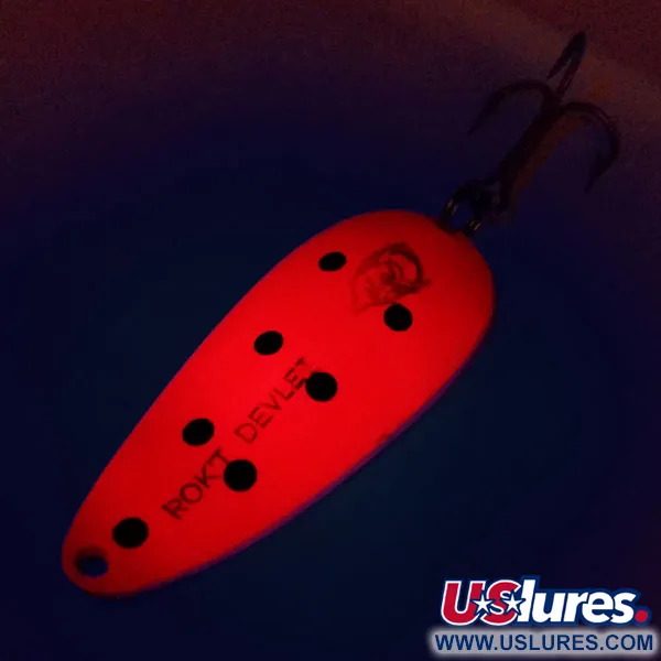 Eppinger Dardevle Rok't Devlet UV Ondulante, Rosso/Nero/Nickel, 35g, #10062