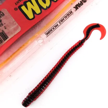 Zoom Super Salt Plus Esca Siliconica, Red / Black, 18 pz, #10068