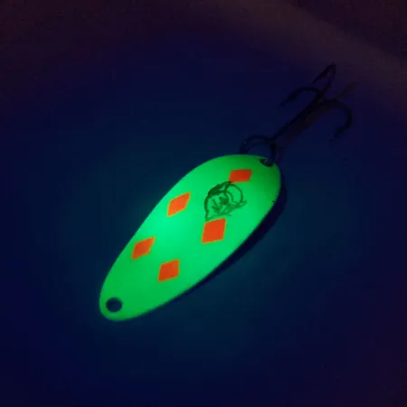 Eppinger Dardevle Devle Dog 5300 UV Ondulante, Giallo, 10g, UV, #10084