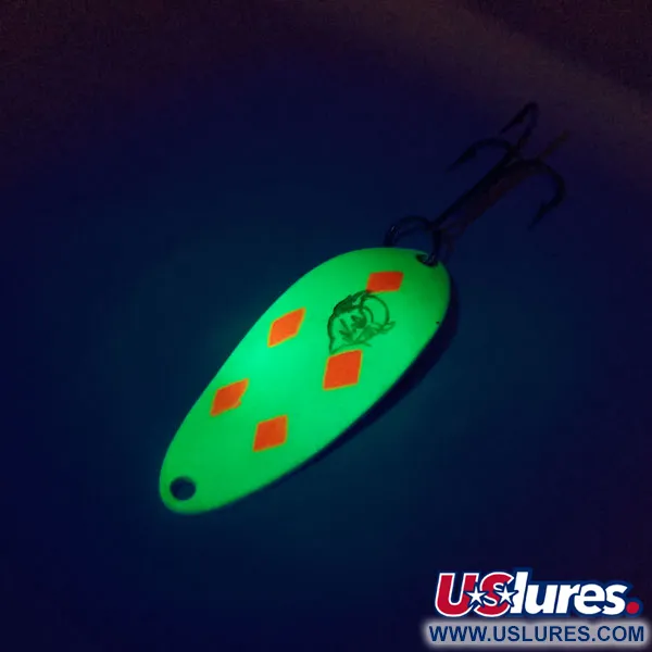 Eppinger Dardevle Devle Dog 5300 UV Ondulante, Giallo, 10g, UV, #10084