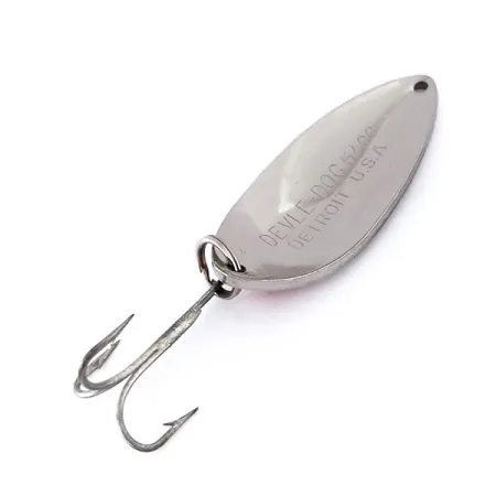 Dardevle Devle Dog Ondulante, Nichel / Rosso, 18g, Vintage, #10104