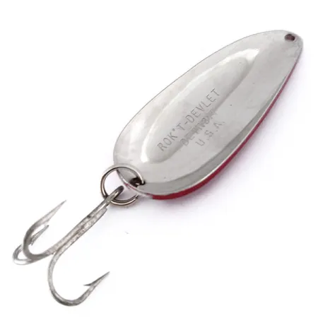 Ondulante Eppinger Dardevle Rok't Devlet, Rosso/Bianco/Nickel, 35g, #10109