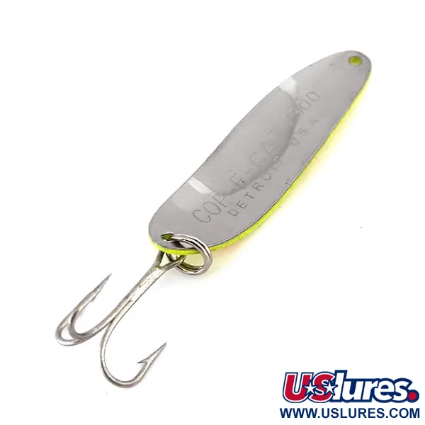 Dardevle Cop-E-Cat 7300 UV Ondulante, Giallo/Rosso/Nichel, 10g, UV, #10110