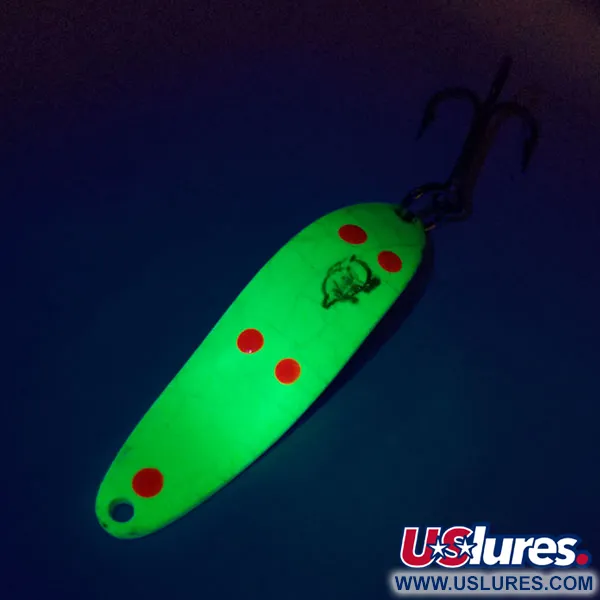 Dardevle Cop-E-Cat 7300 UV Ondulante, Giallo/Rosso/Nichel, 10g, UV, #10110