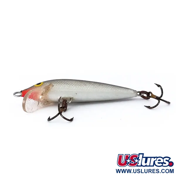 Rapala Original Floater F5 Minnow, Silver (S), 2,3g, Legno Balsa, #10119