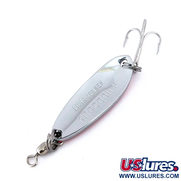 Luhr Jensen Krocodile Ondulante, Nickel/Orange, 9g, Long Cast, #10125