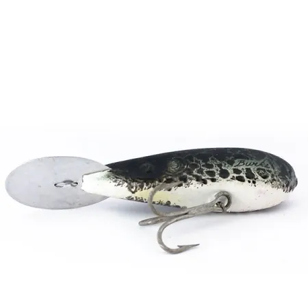 Burke Little Big Dig Crankbait, Bianco/Nero, 7g, Vintage, #10129