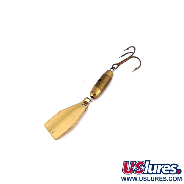 Jake's Lures Jake's Stream-a-Lure Rotante, Ottone / Rosso, 4,5g, #10145