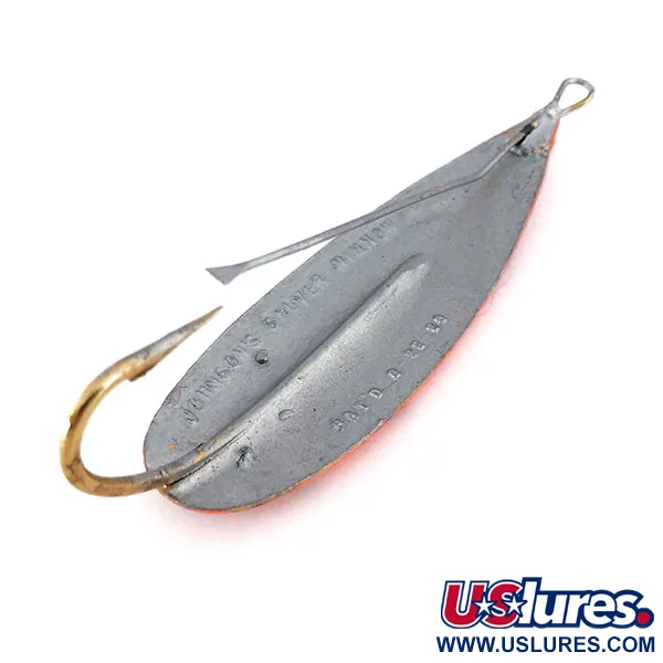 Johnson Silver Minnow UV Ondulante, Orange Black Tiger, 17g, #10161