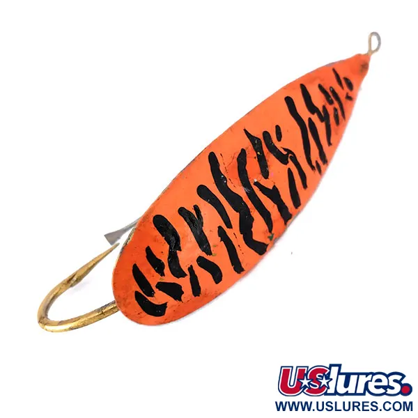 Johnson Silver Minnow UV Ondulante, Orange Black Tiger, 17g, #10161