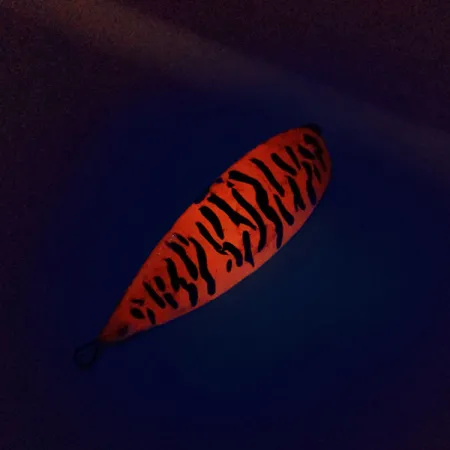 Johnson Silver Minnow UV Ondulante, Orange Black Tiger, 17g, #10161