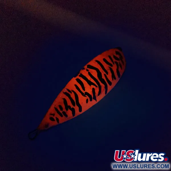 Johnson Silver Minnow UV Ondulante, Orange Black Tiger, 17g, #10161