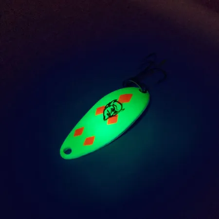 Eppinger Dardevle Devle Dog 5200 UV Ondulante, Giallo/Rosso/Nik, 7g, #10162