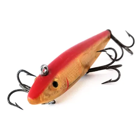 L&S Bait MirrOlure 52M Original Twitchbait, Oro/Rosso, 14g, #10172