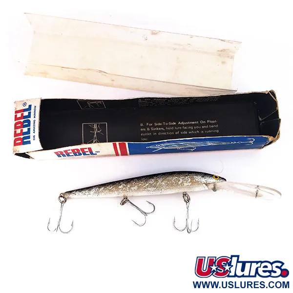 Rebel Fastback Deep F14 Minnow, S (Argento), 17g, Deep Diver, #10175