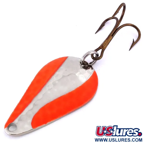 Acme Stee-Lee UV Ondulante, Nickel / Arancio, 14g, UV Glow, #10371