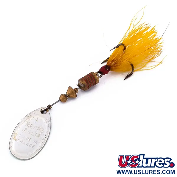 Mepps Aglia 2 dressed Cucchiaino, Verde Metallizzato, 4,7g, #10197