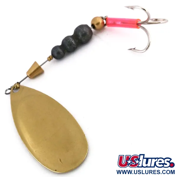 Vintage Mepps Comet 5 Cucchiaino, Ottone, 8cm, Attrattore rosa, #10199