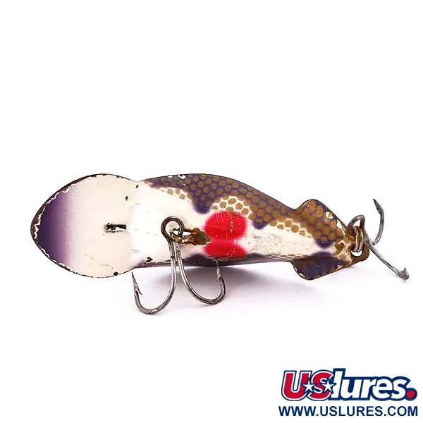 Buck Perry Spoonplug Esca, Marrone/Oro/Rosso, 10g, Vintage, #10200