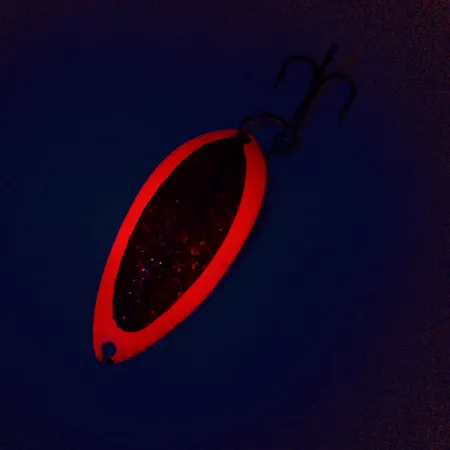 Dardevle Devle Dog 5400 Ondulante, Rosso Fluo/Nichel, 14g, #10211