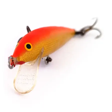 Rapala Original Floater F7 Minnow, Arancio Oro, 4g, Balsa, #10216
