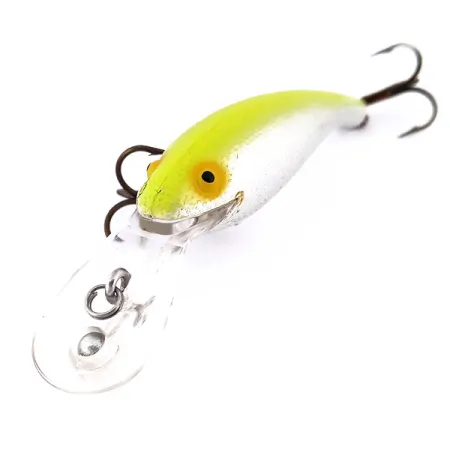 Cotton Cordell Wally Diver Artificiale, Argento/Chartreuse, 7g, #10217