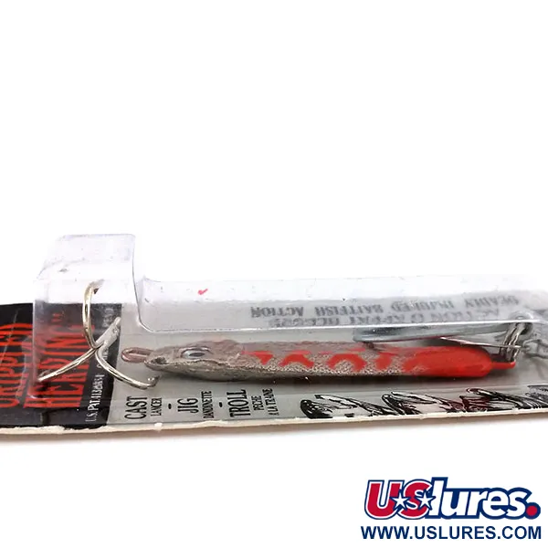 Luhr Jensen Crippled Herring Jig, Fire Red, 21g, Palletta, #10235