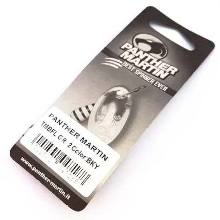 Panther Martin 2 Cucchiaino, Black / Yellow, 2.5g, Asse passante, #10242