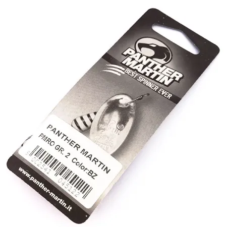 Panther Martin 2 Cucchiaino, Nero / Oro, 2.5g, In-line, #10248