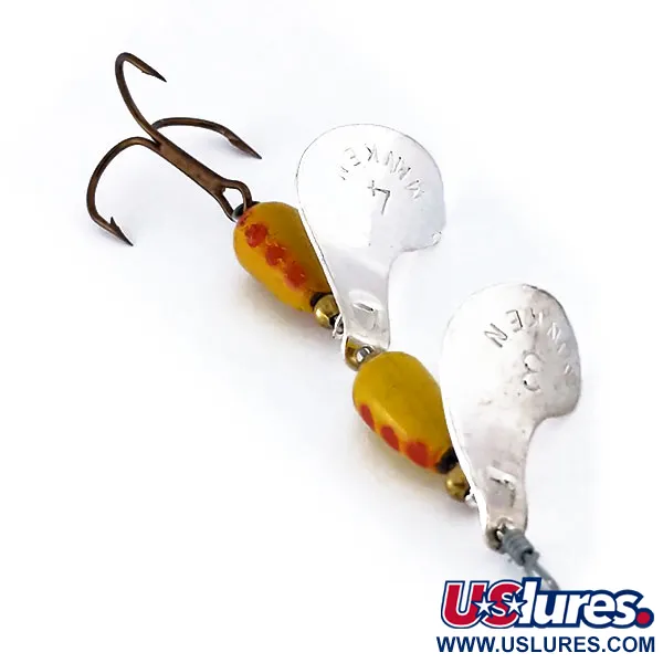 Panther Martin Minken Tandem Cucchiaino, Nichel/Giallo/Rosso, 14g, #10868