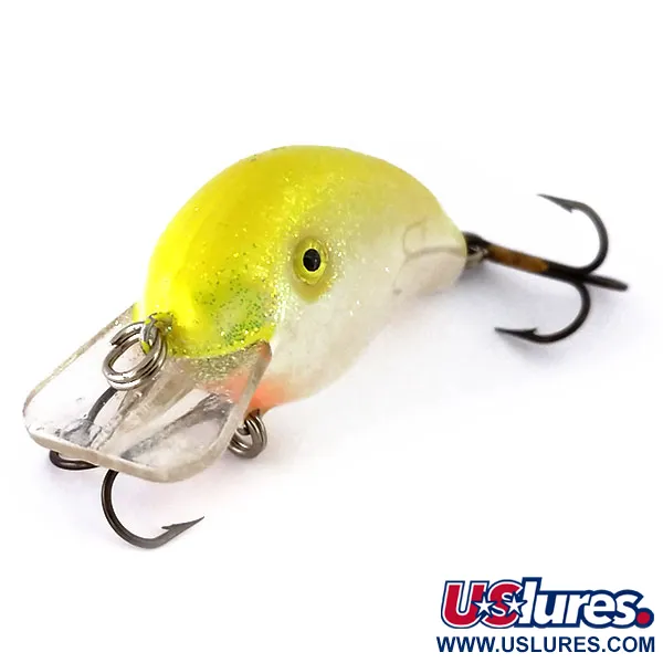 Strike King KVD 1.5 Hard Knock Crankbait, Pearl, 9.5g, Rattle, #10263