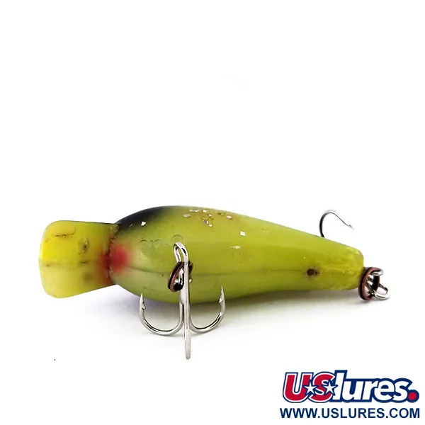 Cotton Cordell Big O Crankbait, Green / Black, 7g, Galleggiante, #10268