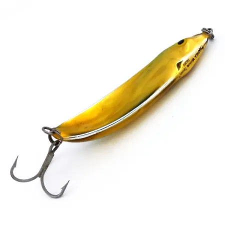 Rapala Minnow Spoon Ondulante, Oro/Verde, 15g, Scaglie, #10269