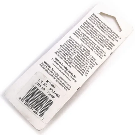 Thomas Buoyant Ondulante, Red Trout, 7g, Ottone Placcato Oro, #10282