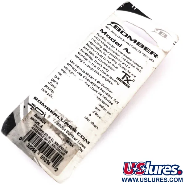 Bomber Model 7A Baby Striper Crankbait, Gambero, 9g, Floating, #10284