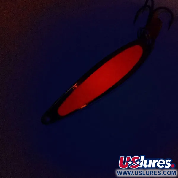 Bay de Noc Swedish Pimple 6 Cucchiaino, Nichel/Arancio, 14g, Glow, #10291