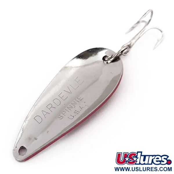 Ondulante Eppinger Dardevle Spinnie, Rosso/Bianco/Nichel, 9g, #10302