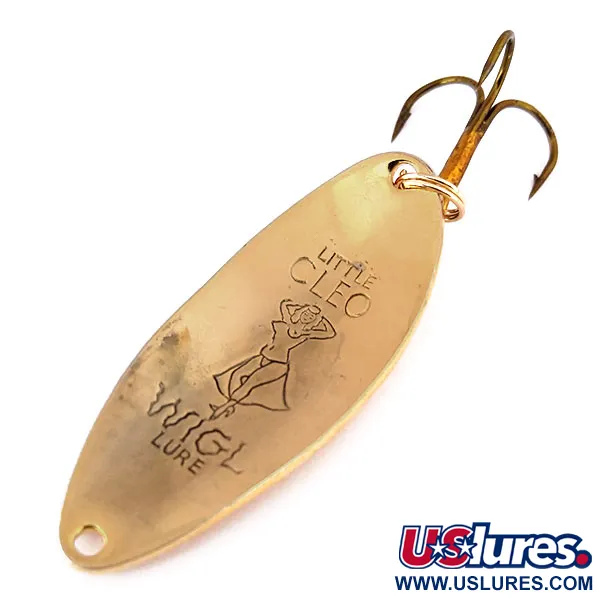 Seneca Little Cleo (Hula Girl) Ondulante, Oro, 14g, Vintage, #10303