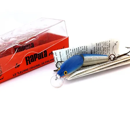 Rapala Jointed J-7 Esca Snodata, B (Blue), 4g, Balsa, #10318