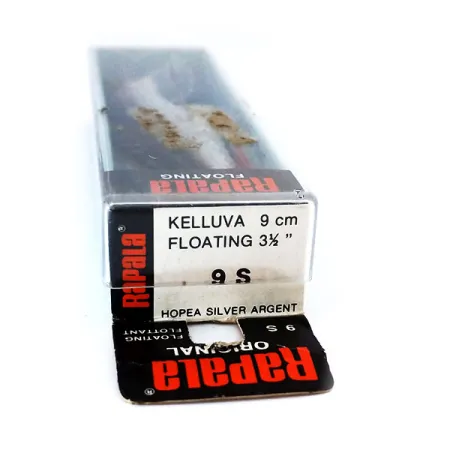 Rapala Original Floater F9 Artificiale, S (Silver), 4g, Balsa, #10319