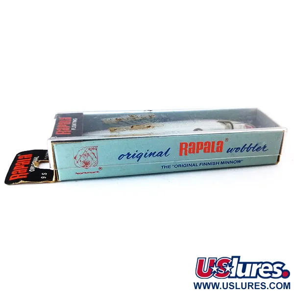Rapala Original Floater F9 Artificiale, S (Silver), 4g, Balsa, #10319