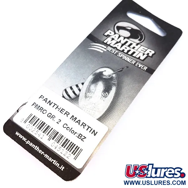 Panther Martin 2 Cucchiaino, Nero/Rosso/Oro, 2,5g, In-line, #10327