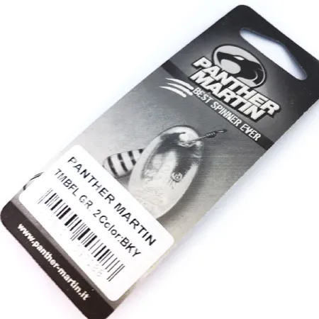 Panther Martin 2 Cucchiaino, Nero/Giallo, 2.5g, Paletta passante, #10324