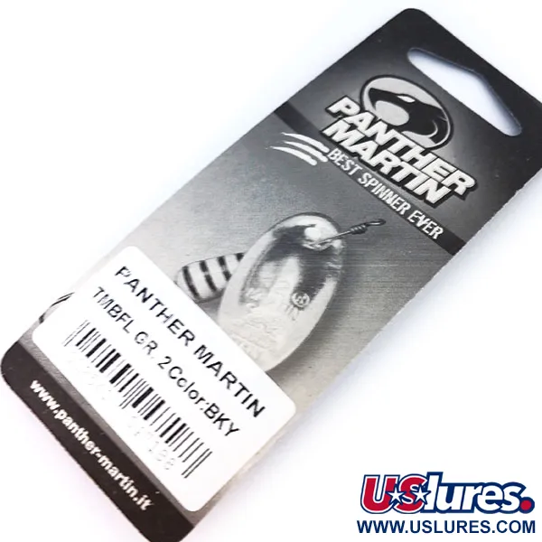 Panther Martin 2 Cucchiaino, Nero/Giallo, 2.5g, Paletta passante, #10324