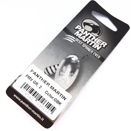Panther Martin 2 Cucchiaino, Oro / Nero, 2.5g, Asse-passante, #10328